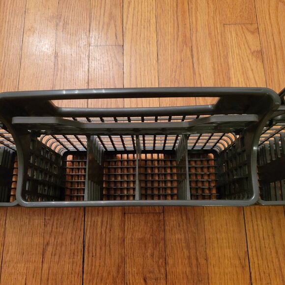 OEM Kenmore Dishwasher Silverware Gray Basket Replacement 3 Sections Handle W113 - Picture 9 of 11
